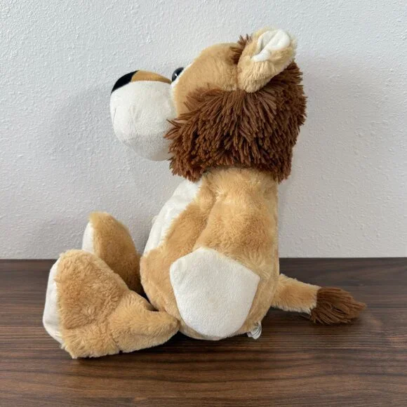 Kellytoy Lion Plush Stuffed Animal Soft Cuddly Toy Brown Shaggy Mane Floppy Legs - Picture 2 of 13